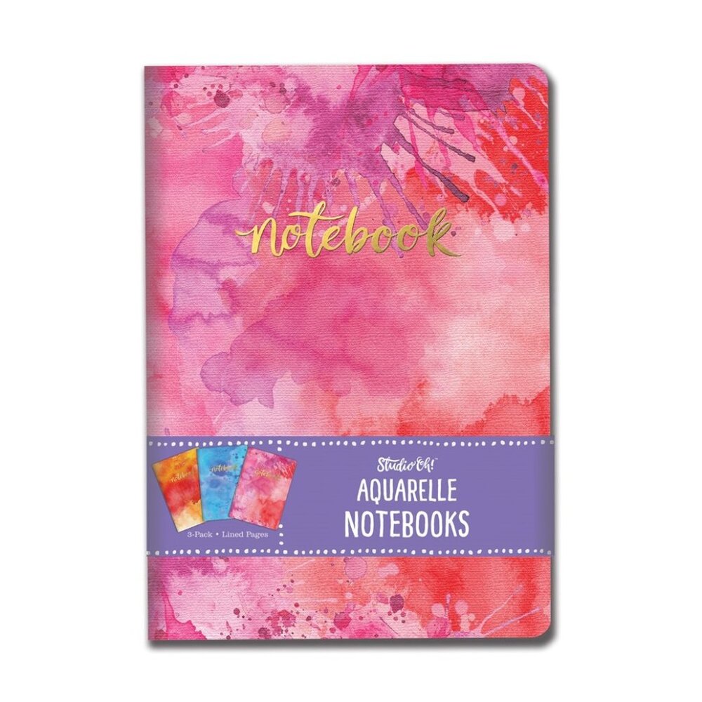 Aquarelle (Watercolor) Notebook Trio - Studio Oh!